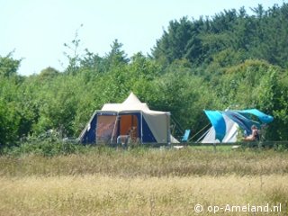 Buitenaanzicht ingerichte tent Oerd Buitenaanzicht ingerichte tent Oerd